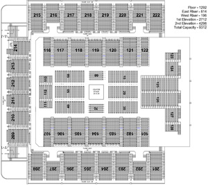 Daytona Ocean Center Seating Chart